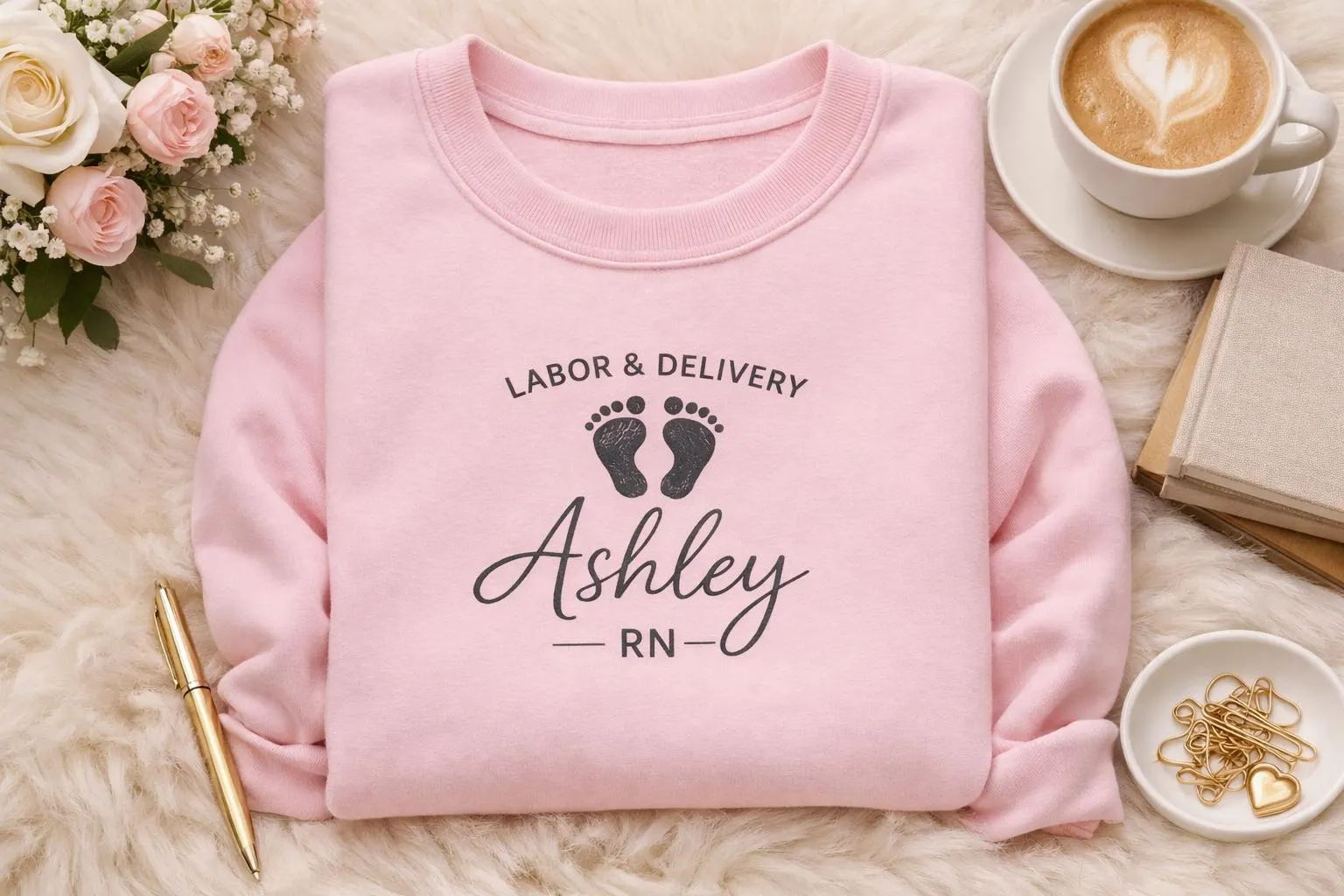 Mother Baby Nurse Sweatshirt