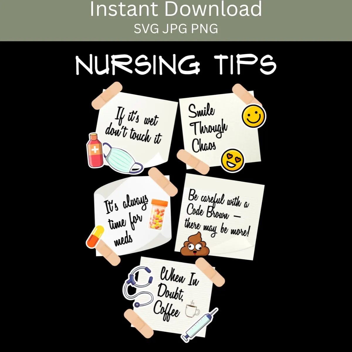 Nursing Tips Svg Funny