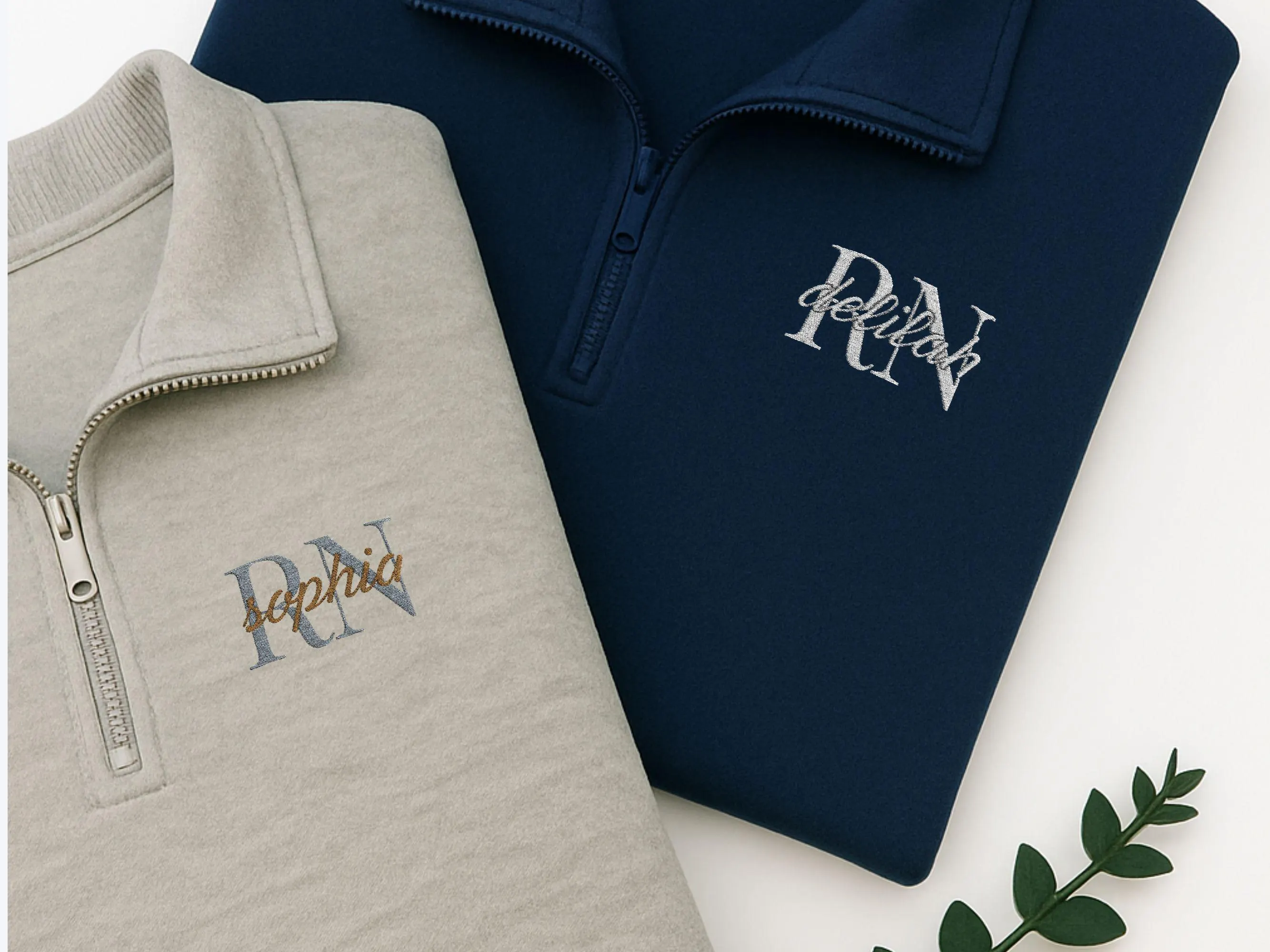 Personalized Nurse Sweatshirt Embroidered